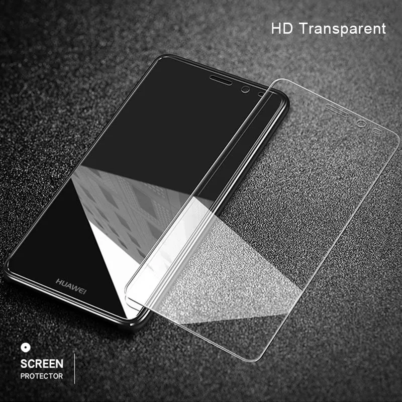 HD Transparent BXE 9H полное покрытие закаленное стекло для huawei honor 8 8X Max 8C Защита экрана для honor 8 c X Max стекло защитная пленка 2.5D - Цвет: HD Transparent