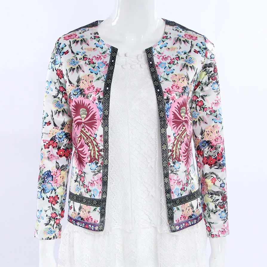 Женская укороченная куртка бомбер на весну и осень пальто кардиган Осеннее