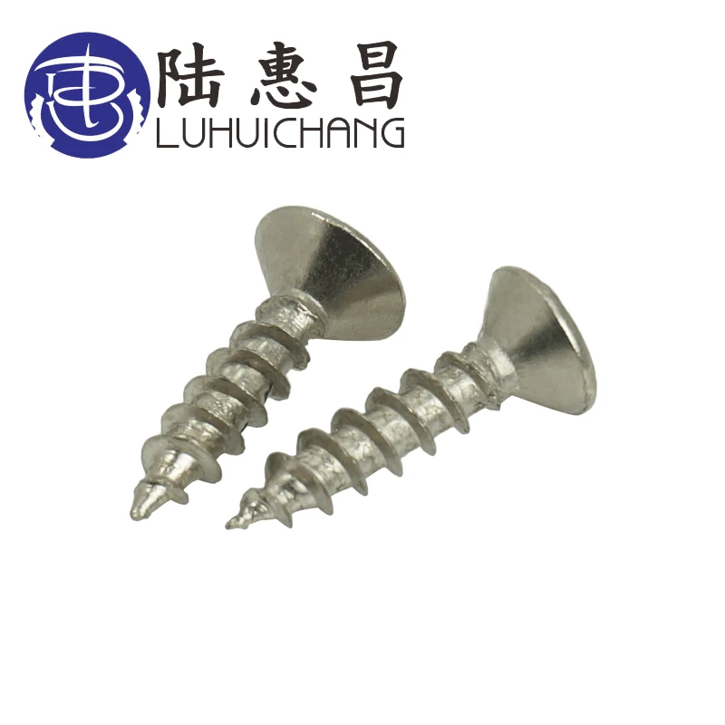 LUCHANG 500 шт. M1.4 M1.7 M2 M3 никелирование покрытие крестообразные утопленные потайные винты с плоской головкой саморезы по дереву