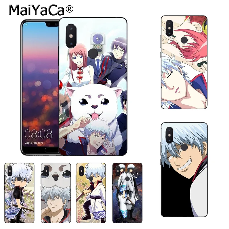 Чехол для мобильного телефона MaiYaCa Anime Gintama Gintoki с рисунком xiaomi mi 8 se 6 note3 redmi 5 5plus note