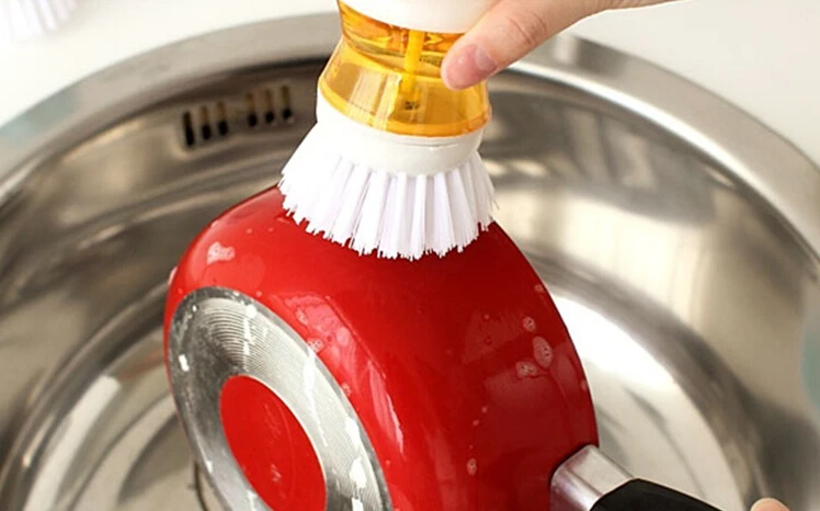 1 шт. новинка устройство для чистки кастрюль сковородок посуды чаши ладони щетка