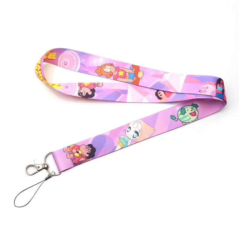 P3494 Dongmanli Steven Universe брелок Lanyards Id бейдж держатель ID карты Пропуск Тренажерный зал мобильный телефон USB бейдж держатель ключевой ремень
