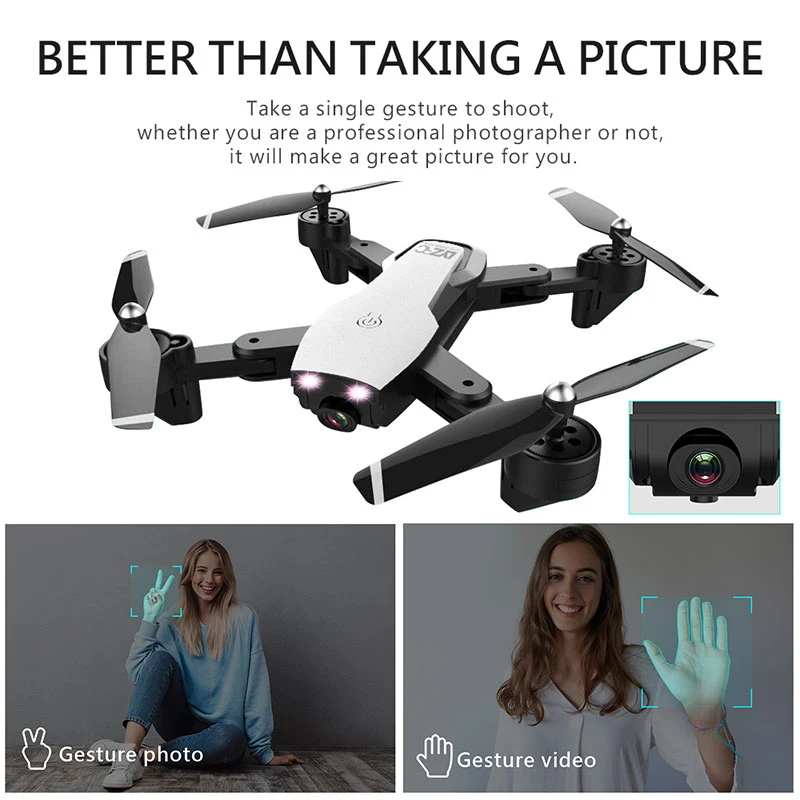 Профессиональный складной гоночный Дрон с Wi Fi FPV камерой 1080P HD профессиональная GPS