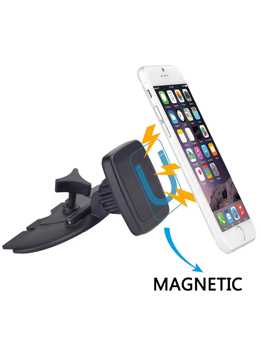 Новые Магнитные Сотовый Телефон Автомобильный Держатель CD Слот Крепление для
