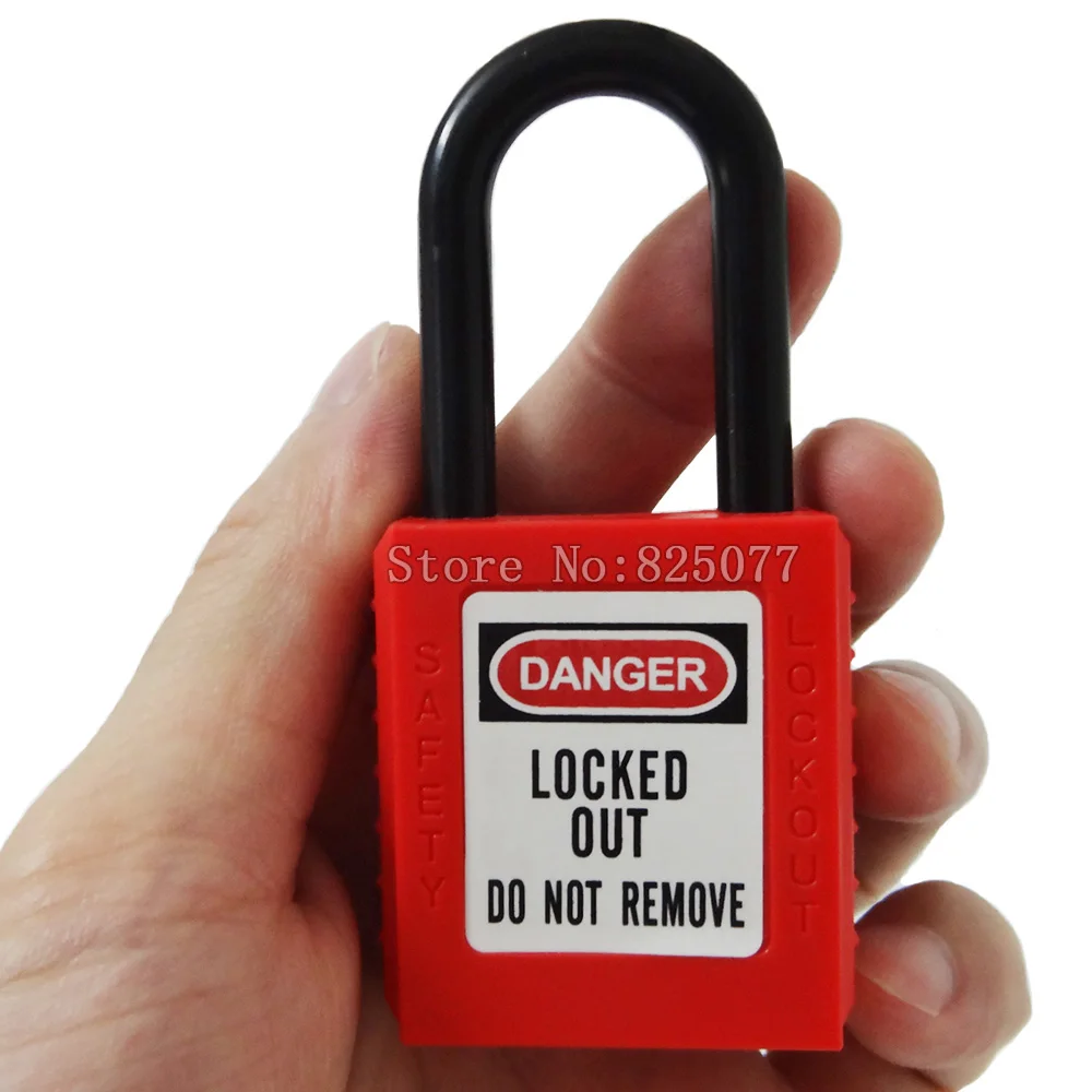 5 шт. нейлоновый Непроводящий замок безопасности ABS уникальный ключ или же JF1207 |