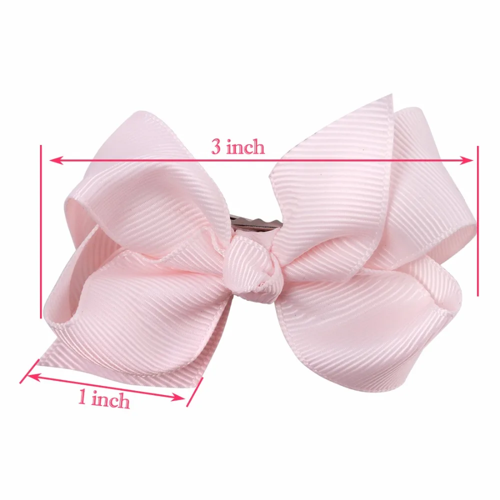 Милые банты для волос в рубчик XIMA 32 шт./лот 3 дюйма с зажимом крокодил мини-бант