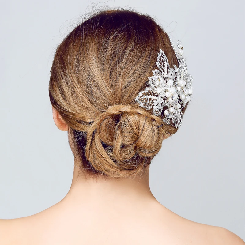 Великолепные свадебные аксессуары для волос гребень цветочный свадебный ободок