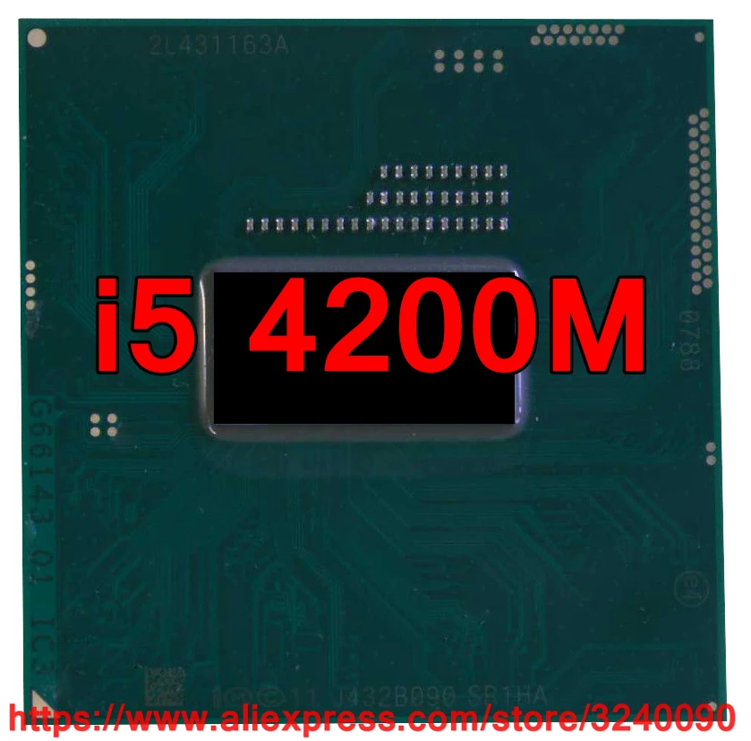 Оригинальный процессор lntel Core i5 4200M SR1HA (3M кэш/2 5 ГГц 3 1