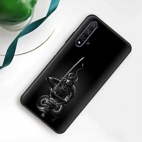 012 Мягкий чехол из ТПУ Samurai для huawei Honor 20 Pro 9 10 20 Lite 7A 7C 7S 8A Pro 8X 8C 8S Черный силиконовый чехол для мобильного телефона s Coque - Цвет: 012
