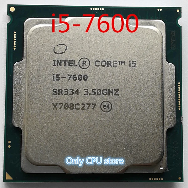 Процессор intel Core 3 50 ГГц четырехъядерный процессор 6 Мб SmartCache до 4 10 HD Graphics 630 i5 7600 DDR3L