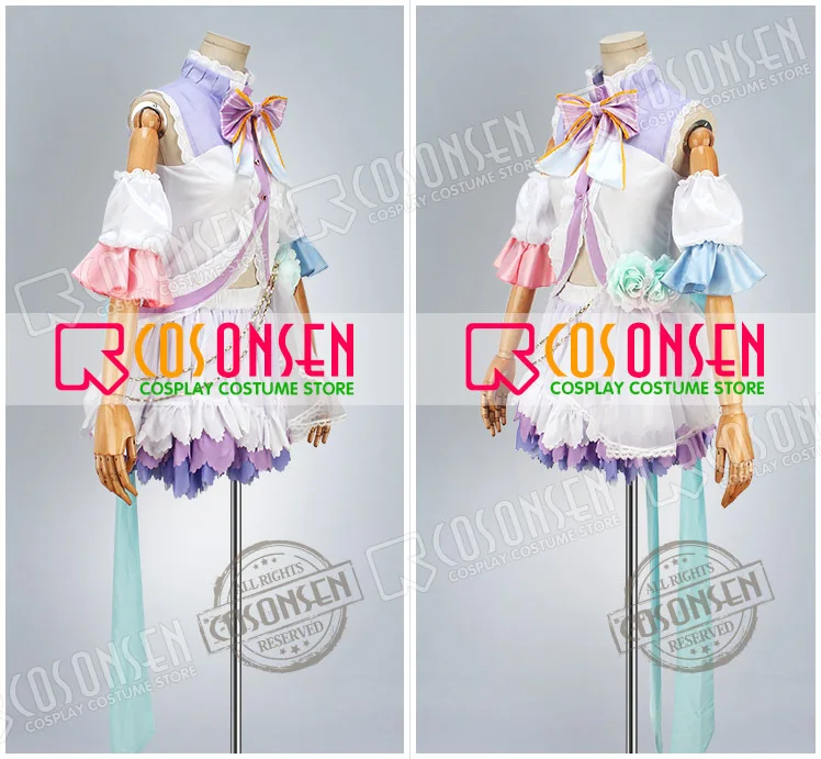 COSPLAYONSEN Love Live! Белое платье для косплея Нико Ядзава пробуждение ко Дню Святого
