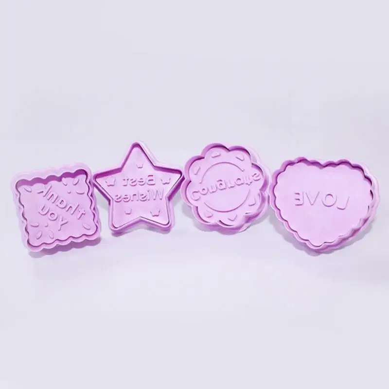 DIY Cookie Pastry Tools Love Heart Star Cake Press Mold Biscuit Stamps Fondant Sugarcraft Cutter Kitchen Baking Tool | Дом и сад