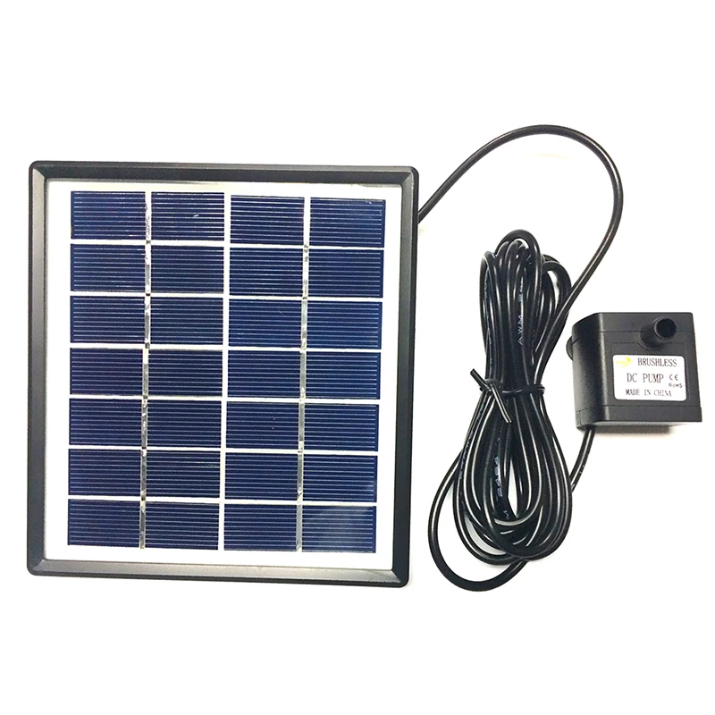 Садовый фонтан с солнечной батареей погружной водяной насос для ландшафтного