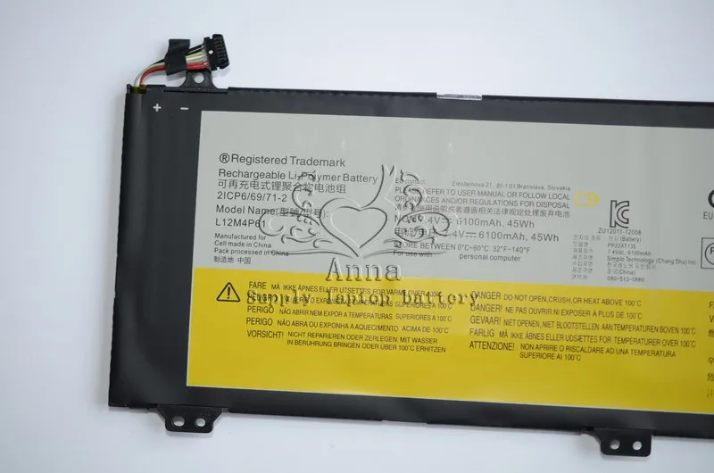 Оригинальный аккумулятор JIGU 7 4 В для ноутбука L12M4P61 LENOVO IdeaPad U330 Touch U330p