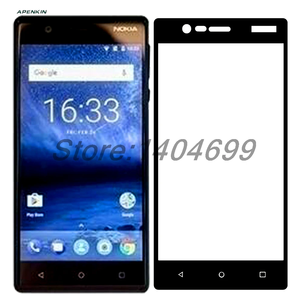Закаленное стекло для Nokia 3 2.5D 0 26 мм полное покрытие Защитное 3|screen protector glass|screen