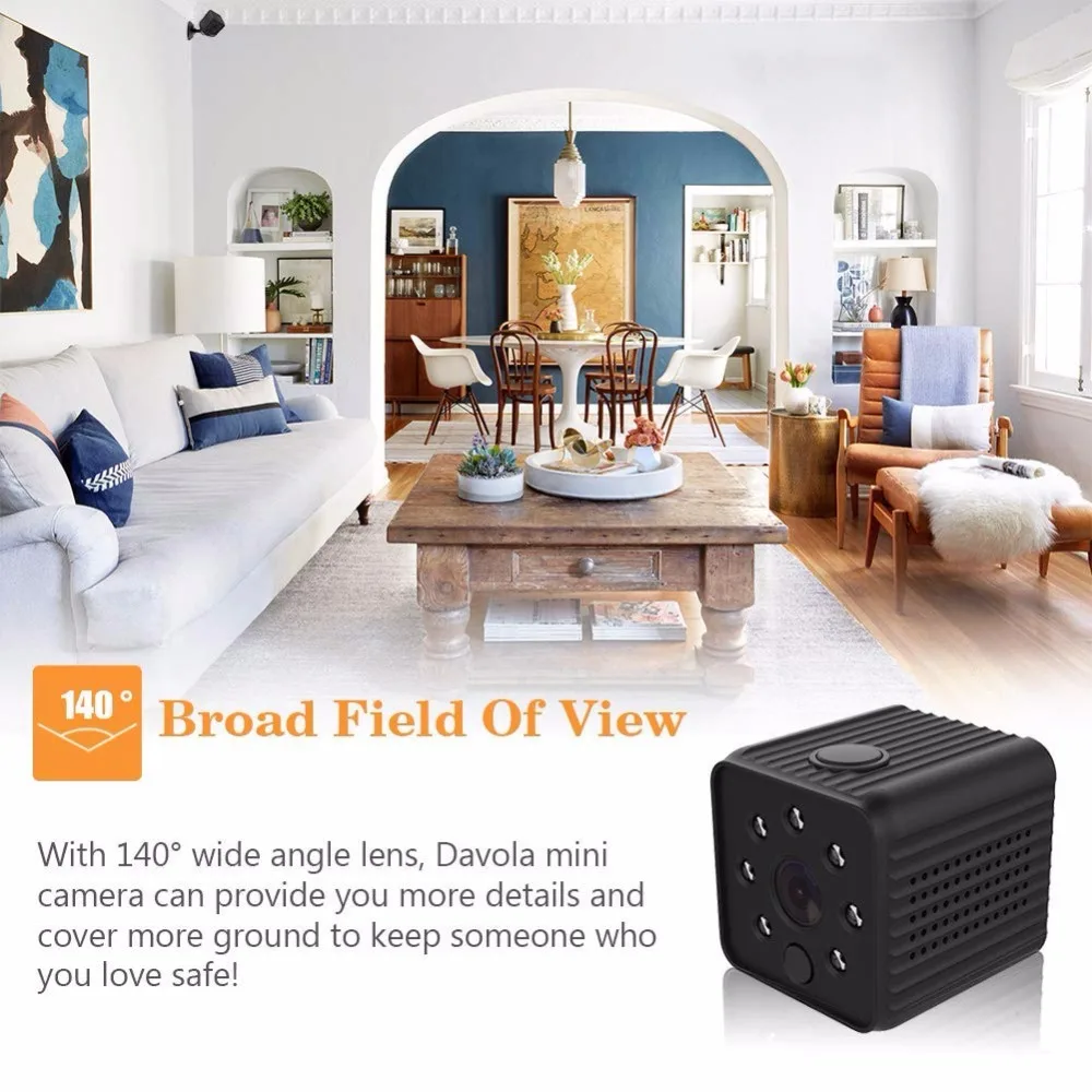 Wi Fi HD 1080P мини камера беспроводная домашняя безопасности няня детские мониторы с