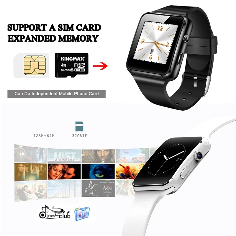 Новинка Bluetooth Смарт часы спортивный шагомер калькулятор калорий фитнес с камерой