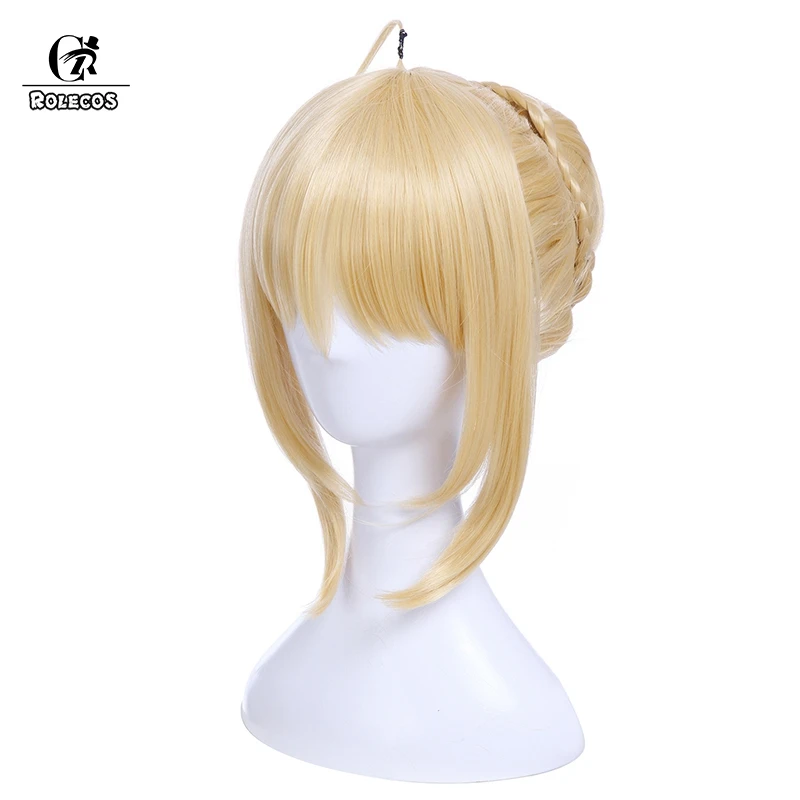 ROLECOS Fate EXTRA Cosplay головной убор Saber Nero для косплея Косплей Средний светлый плетение