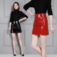 tao ting li na new fashion genuine sheep leather skirt 18k16