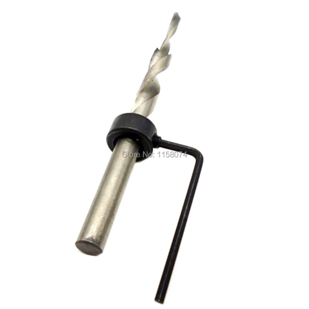 

8mm Step Twist Drill Bit Hss Pocket Hole Step Drill Bits Joinery Pocket-hole 8mm Wood Depth Stop Collar Woodworking Drills Bit