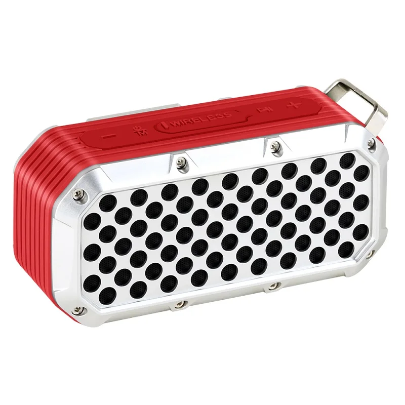 red speaker TOPROAD водонепроницаемый Bluetooth динамик Портативный беспроводной стерео Колонка открытый IPX5 бас динамик s Поддержка FM радио TF карта USB AUX - Цвет: red speaker