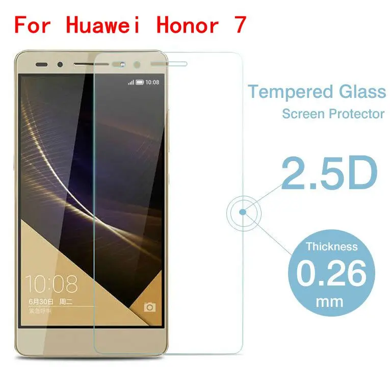 Защитное стекло закаленное для Huawei Honor 7|Защитные стёкла и плёнки телефонов| |