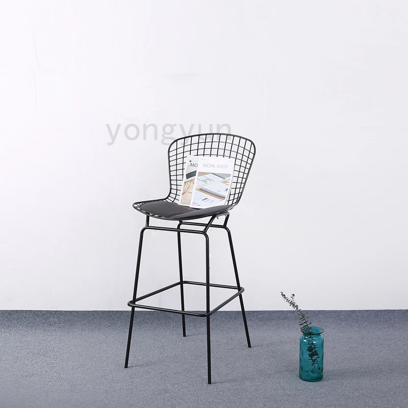 Барный стул барный стальной корпус с порошковым покрытием и ПУ подушка обеденный