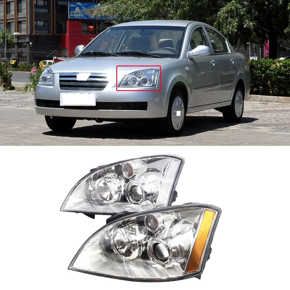 Capqx 1 шт. для Chery A5 2006 2007 2008 2009 10 ПЕРЕДНИЙ БАМПЕР фара Фара в сборке ручная и электрическая