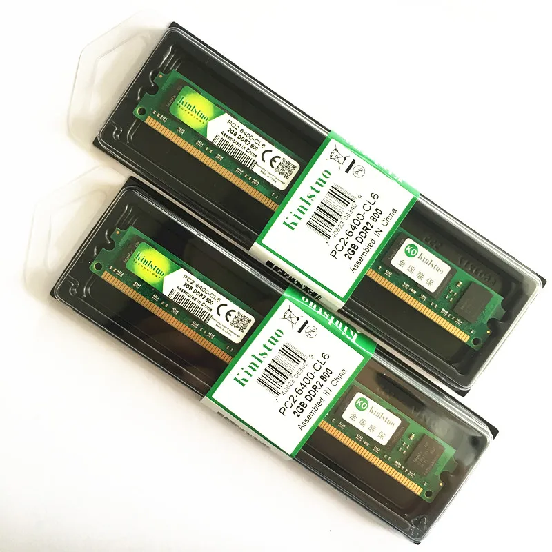 Kinlstuo бренд Rams ddr2 2 ГБ 800 МГц 240pin dimm память для настольного компьютера 667 1 Гб RAMS |