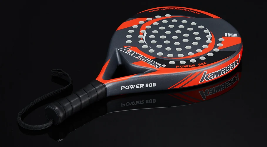 Kawasaki бренд Padel теннис из углеродного волокна мягкий EVA лицо теннис весло ракетка с навесом сумка чехол