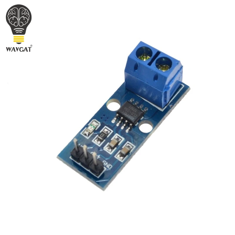 Модуль датчика тока Холла WAVGAT горячая Распродажа ACS712 20A модуль для Arduino |