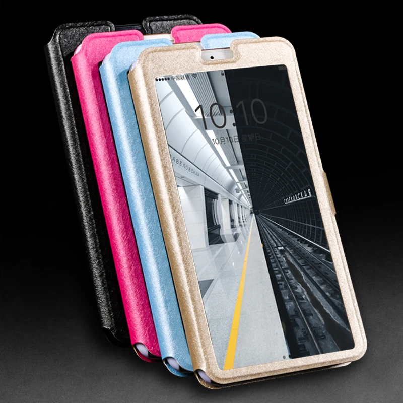 Флип кейс с окошком для Fundas ZTE Blade V8 Mini чехол BV0800 V8Lite V8Mini V0850 Lite сумка C|Чехлы-книжки|