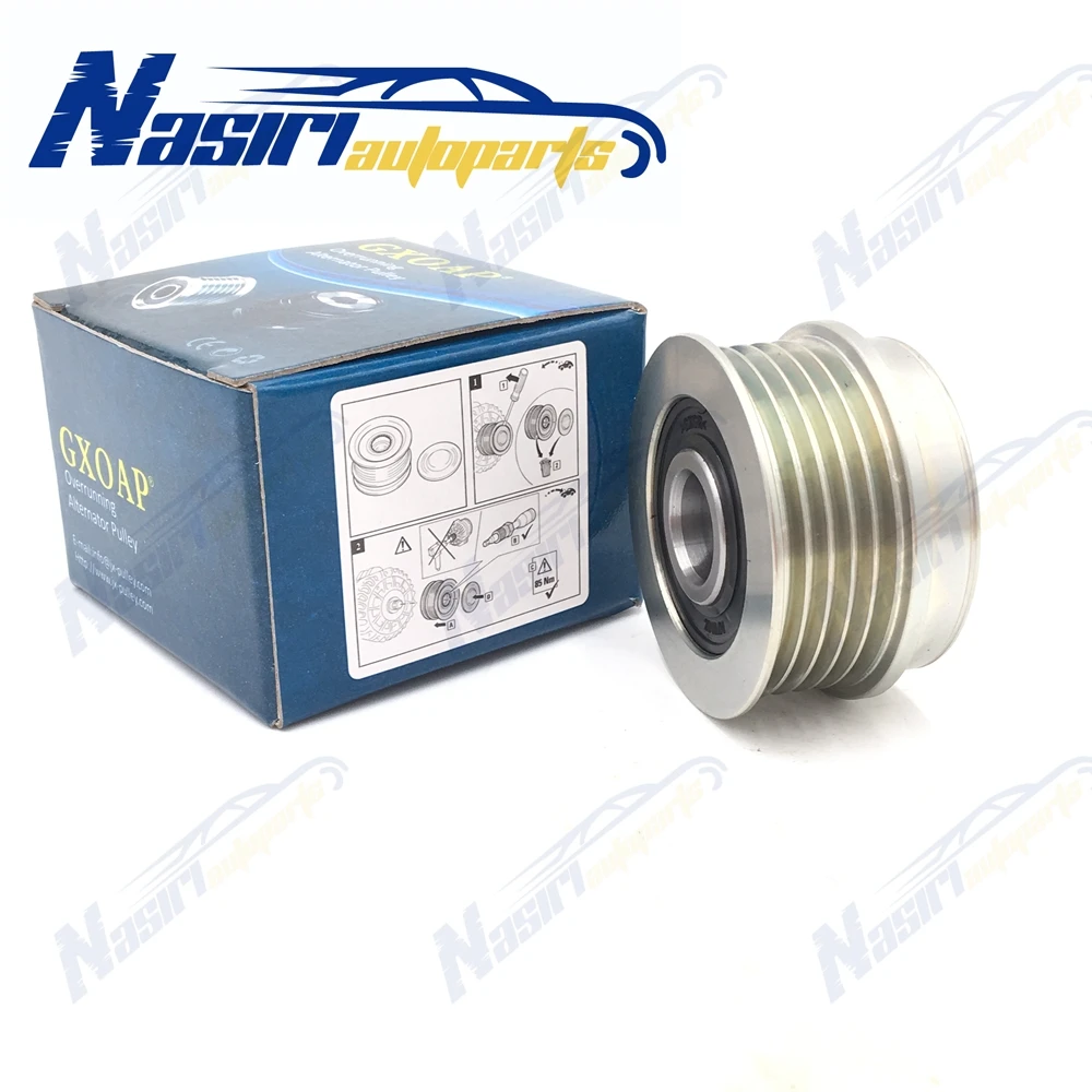 Overrunning Alternator Pulley For VW AUDI 038903119M 022903119D 022903119B 028903119AC F-552699.02 535000510 | Автомобили и