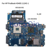 kocoqin laptop motherboard for hp probook 4440s 4540s mainboard 11243 1 693168 001 693168 601 slj8e 216 0833002 1g