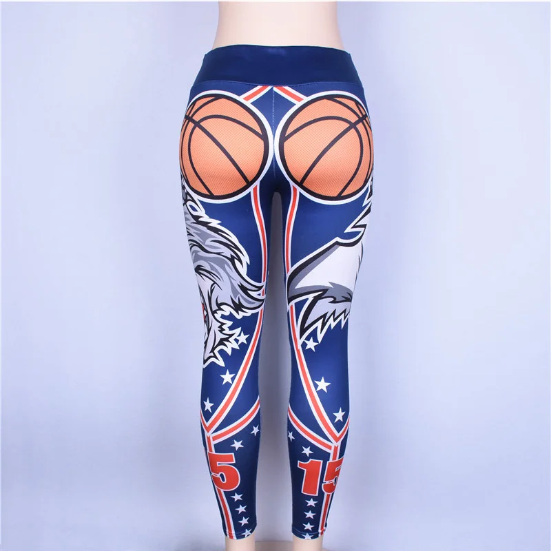 HEYJOE леггинсы для фитнеса с принтом высокой талией сексуальные брюки Панк