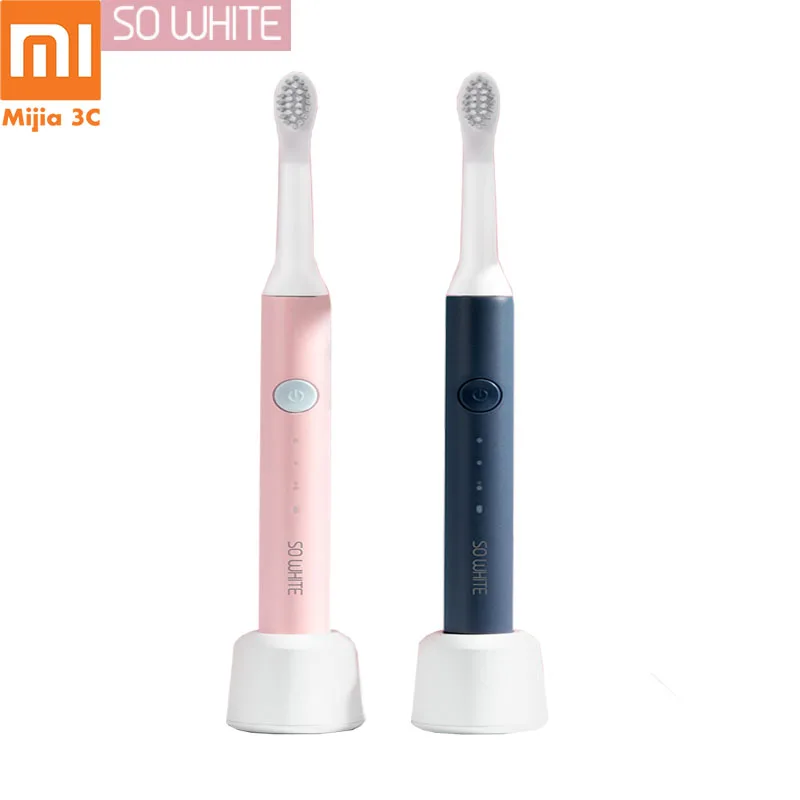 

NEW2022 Newest Xiaomi Mijia SO WHITE Sonic Electric Toothbrush IPX7 Waterproof Deep Clean Inductive Charging Acoustic Vibration