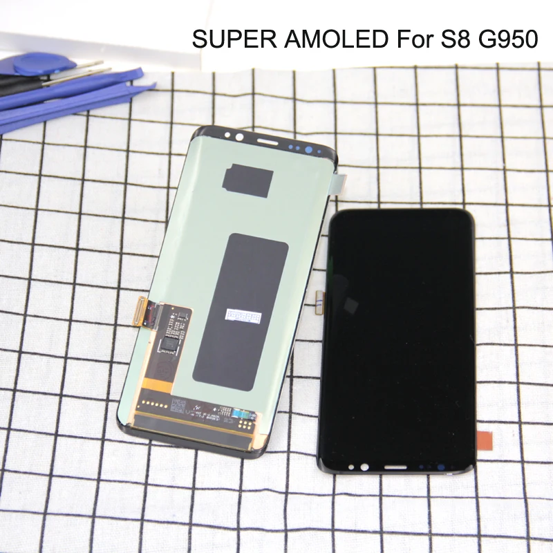 Для Samsung S8 LCD Замена для SAMSUNG Galaxy G950 G950F Дисплей lcd сенсорный экран