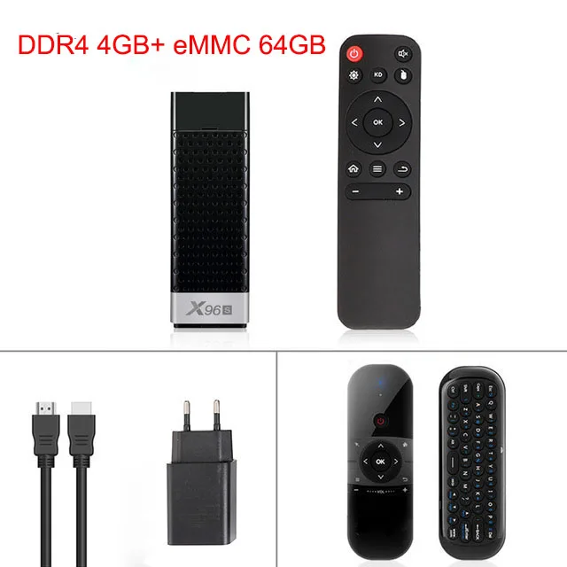 4G With Air Mouse X96S 4K tv Stick Android 9,0 Мини ПК 4 ГБ 32 ГБ Amlogic S905Y2 четырехъядерный 2,4G& 5 ГГц двойной Wifi BT4.2 1080P H.265 Miracast tv Dongle - Цвет: 4G With Air Mouse