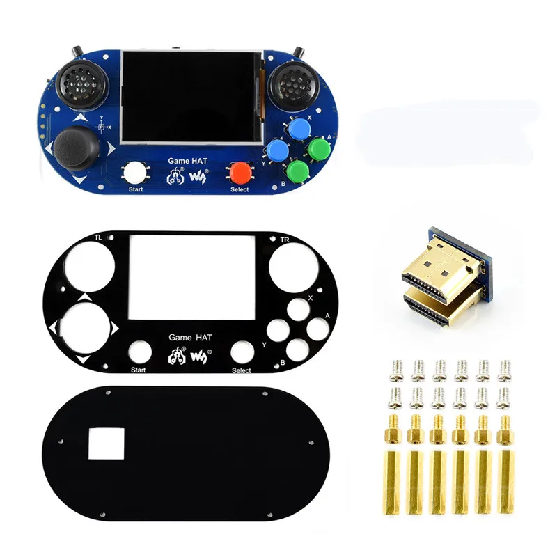 Корпус игровой консоли совместимый с Raspberry Pi 3B +/3B модернизированный 3 5 дюймовым IPS