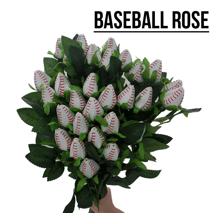 Спортивная кожаная бейсбольная Роза отличный подарок для игроков мам