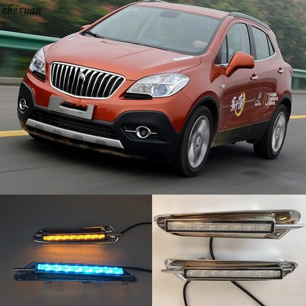CSCSNL 1 Набор для Buick Encore Opel Mokka 2012 2013 2014 2015 светодиодный DRL дневные ходовые огни