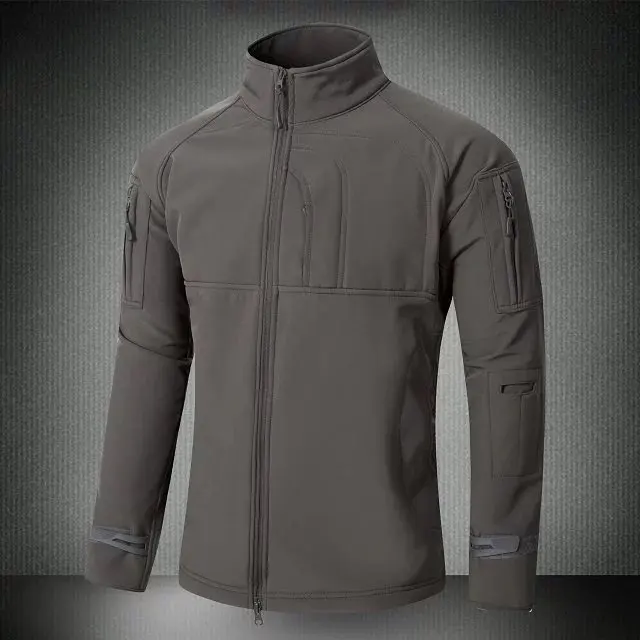 Куртка мужская непромокаемая с флисовой подкладкой и защитой от ветра | Спорт