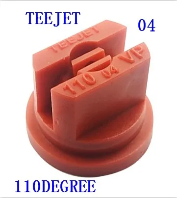 80 градусов/110 градусов Teejet сопла, сельскохозяйственный распрыскиватель сопла, пластиковые бум распылительные сопла плоский вентилятор советы, садовый опрыскиватель сопла - Цвет: TEEJET-110DEGREE-04
