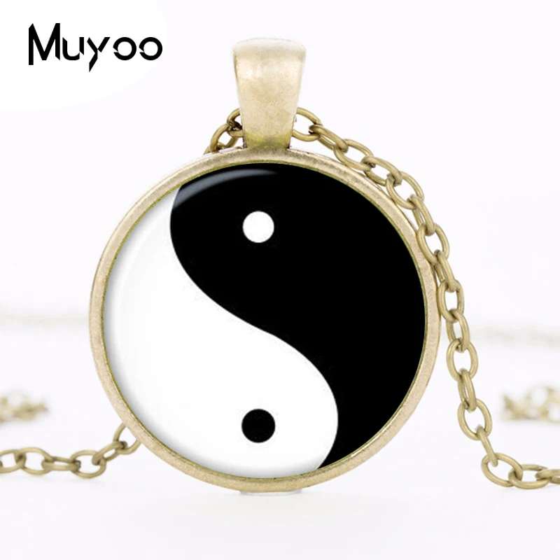 Подвеска Ying Yang ожерелье ин Ян знак ювелирные изделия магический дзен HZ1|ying yang