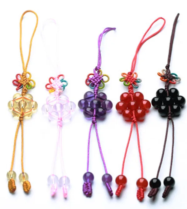 

Natural crystal seven star array mobile phone pendant mobile phone chain