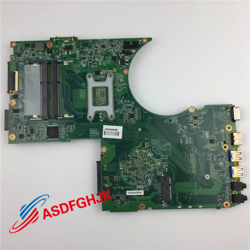 Плата разъемов для Toshiba Qosmio X70 X75 X70-A X75-A Материнская плата ноутбука A000240360 DA0BDDMB8H0 полностью протестирована