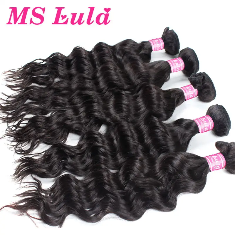 Wholesale Freeshipping unprocessed virgin brazilian hair weaving bundles Natural Wave 1kg 10pcs ms lula |