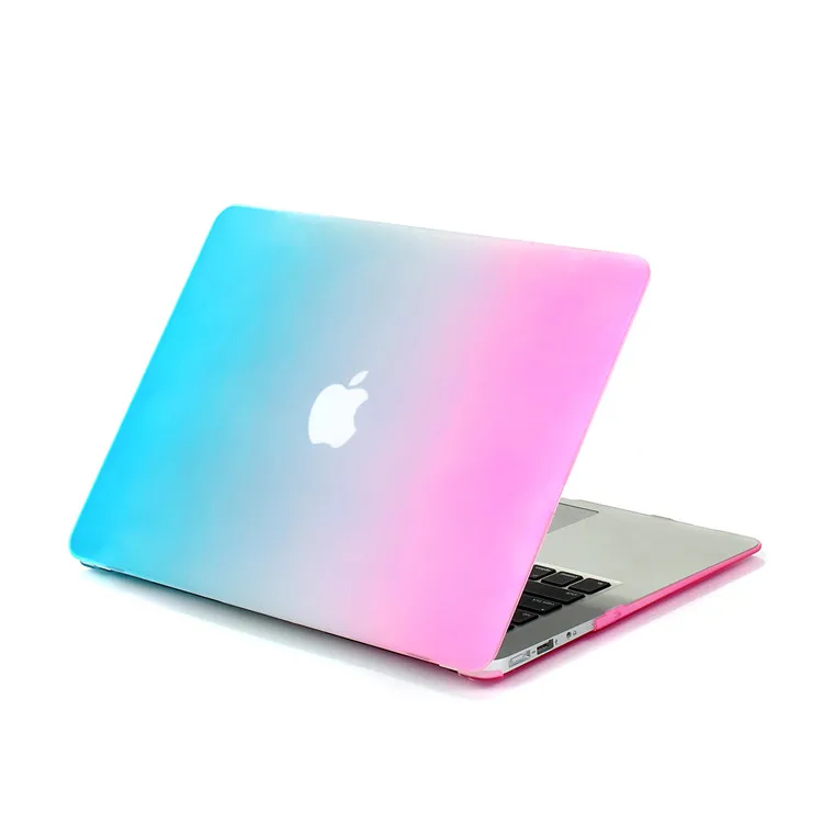 Жесткий защитный чехол 3 в 1 Радужный для MacBook Air 13 Pro 13/15 дюймов с сенсорной панелью