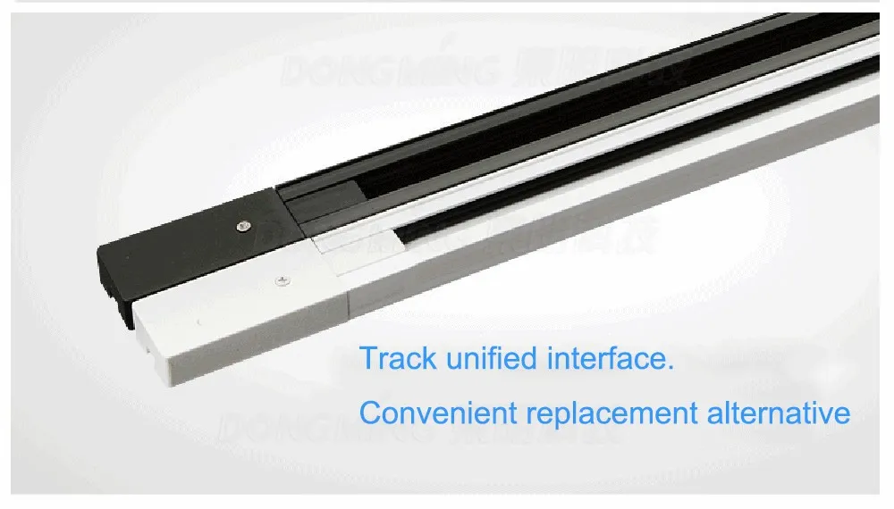 1 м алюминиевый крепежный рельс для светодиодного трекового освещения