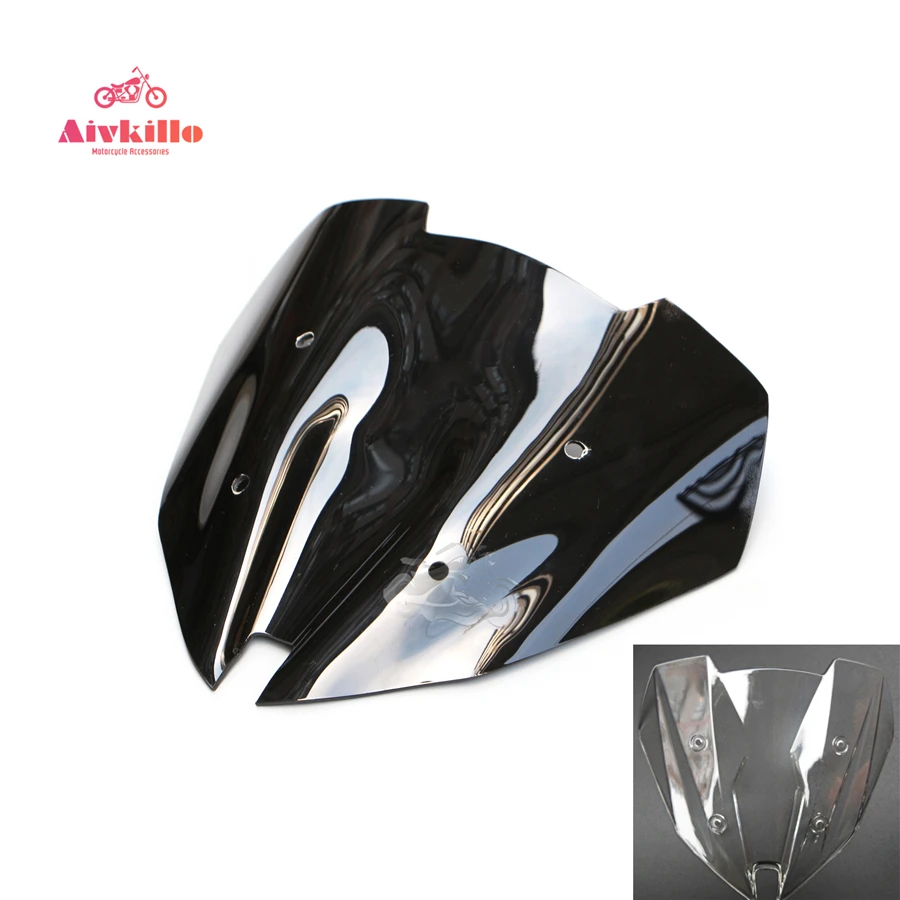 Motorcycle Windshield Windscreen Fit For Kawasaki Z250 Z300 2013 2014 2015 2016 2017 | Автомобили и мотоциклы